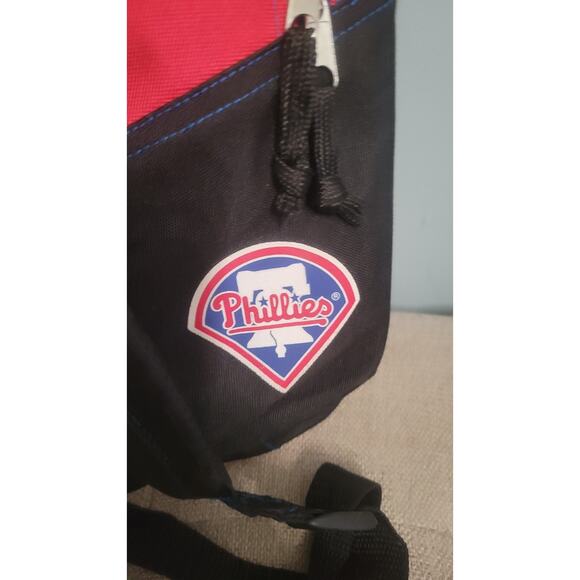 Vintage Philadelphia Phillies MLB Backpack by ProWorks Red Black NWT 90s - Picture 6 of 9